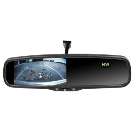 RYDEEN Rearview Mirror Monitor with Compass and Temp Sensors - 4.3 in. MV432T
